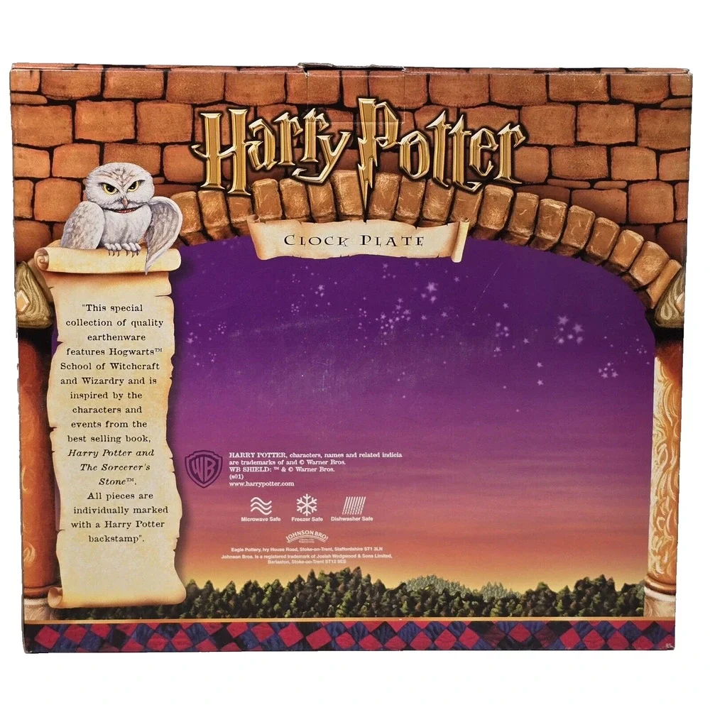 Harry Potter And The Sorcerer's Stone Clock Plate 10 3/4